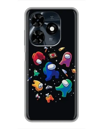 Чехол для TECNO Spark 20c с картинкой «Among Us космос» Чехол для TECNO Spark 20c с картинкой «Among Us космос»