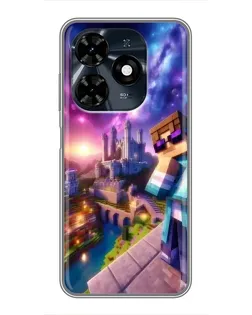 Чохол для TECNO Spark 20c з картинкою «Стів та космос» Чохол для TECNO Spark 20c з картинкою «Стів та космос»