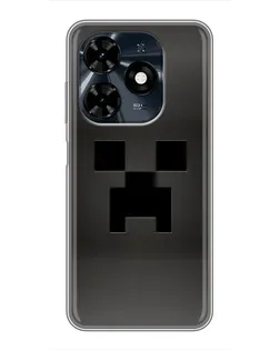 Чохол для TECNO Spark 20c з картинкою «Чорний кріпер градієнт»