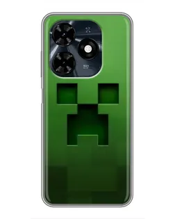 Чохол для TECNO Spark 20c з картинкою «Кріпер мікро-дизайн»
