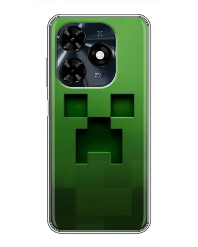 Чохол для TECNO Spark 20c з картинкою «Кріпер мікро-дизайн» Чохол для TECNO Spark 20c з картинкою «Кріпер мікро-дизайн»