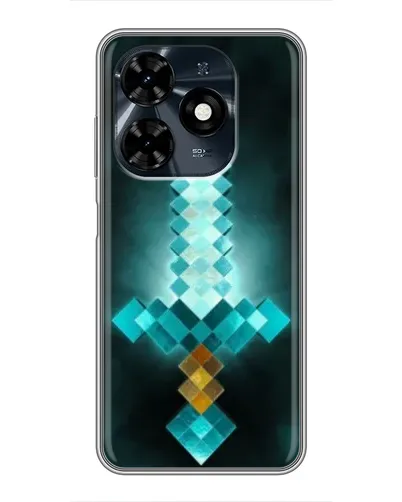 Чохол для TECNO Spark 20c з картинкою «Алмазний меч неон» Чохол для TECNO Spark 20c з картинкою «Алмазний меч неон»