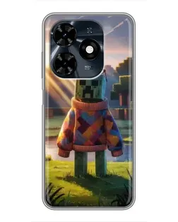 Чохол для TECNO Spark 20c з картинкою «Кріпер у светрі»