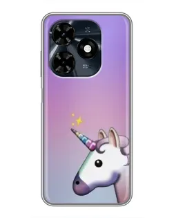 Чехол для TECNO Spark 20c с картинкой «Единорог градиент» Чехол для TECNO Spark 20c с картинкой «Единорог градиент»