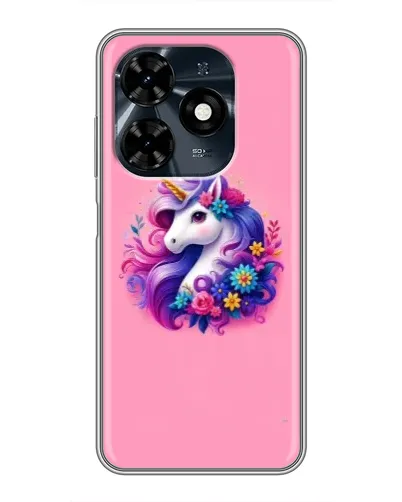 Чехол для TECNO Spark 20c с картинкой «Сказочный единорог»