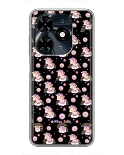 Чехол для TECNO Spark 20c с картинкой «Magic Unicorn паттерн»