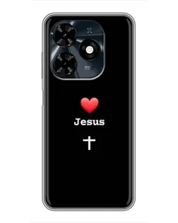 Чохол для TECNO Spark 20c з картинкою «Серце - Jesus» Чохол для TECNO Spark 20c з картинкою «Серце - Jesus»