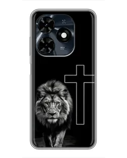 Чохол для TECNO Spark 20c з картинкою «Лев та Хрест» Чохол для TECNO Spark 20c з картинкою «Лев та Хрест»