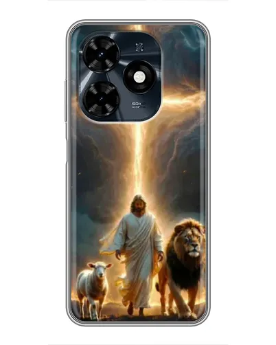Чохол для TECNO Spark 20c з картинкою «Лев Юди та Світло» Чохол для TECNO Spark 20c з картинкою «Лев Юди та Світло»
