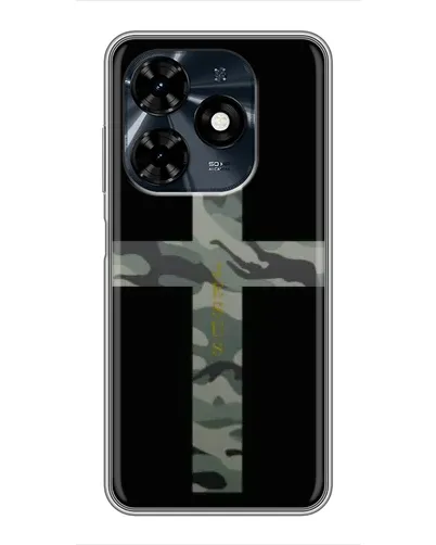 Чохол для TECNO Spark 20c з картинкою «Мілітарі Хрест» Чохол для TECNO Spark 20c з картинкою «Мілітарі Хрест»