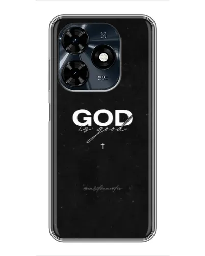 Чохол для TECNO Spark 20c з картинкою «GOD — Бог над усім» Чохол для TECNO Spark 20c з картинкою «GOD — Бог над усім»