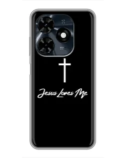 Чохол для TECNO Spark 20c з картинкою «Ісус любить тебе»