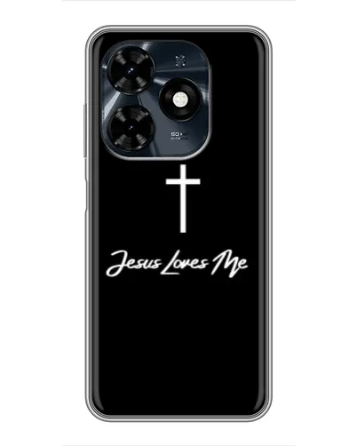 Чохол для TECNO Spark 20c з картинкою «Ісус любить тебе» Чохол для TECNO Spark 20c з картинкою «Ісус любить тебе»
