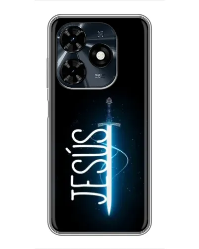 Чохол для TECNO Spark 20c з картинкою «Меч Духа Jesus» Чохол для TECNO Spark 20c з картинкою «Меч Духа Jesus»