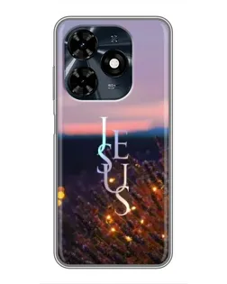Чехол для TECNO Spark 20c с картинкой «Свет Божий ночью»
