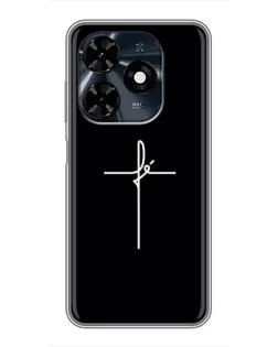 Чехол для TECNO Spark 20c с картинкой «Тонкий крест»