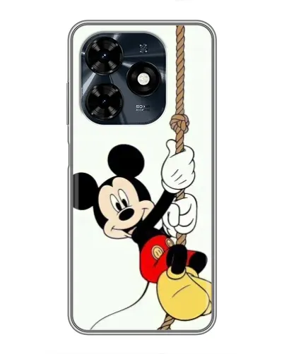Чехол для TECNO Spark 20c с картинкой «Mickey на канате»