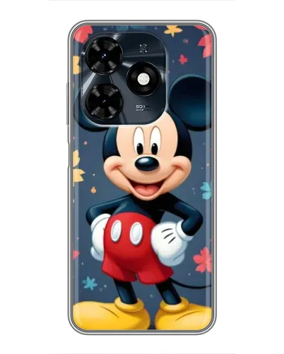 Чехол для TECNO Spark 20c с картинкой «Осенний Mickey Mouse»