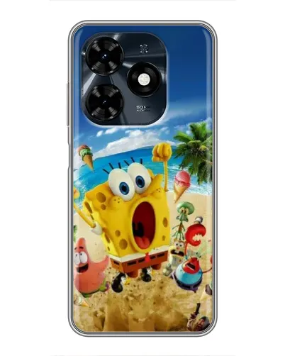 Чехол для TECNO Spark 20c с картинкой «Развлечения на пляже»