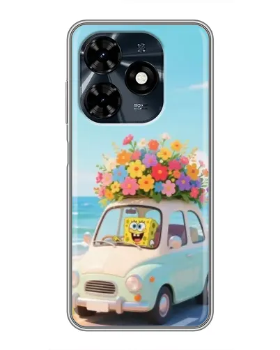 Чехол для TECNO Spark 20c с картинкой «Автомобильное путешествие»