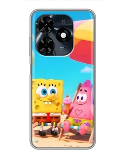 Чохол для TECNO Spark 20c з картинкою «Відпочинок на пляжі»