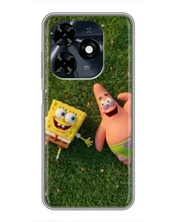 Чохол для TECNO Spark 20c з картинкою «Друзі на галявині»