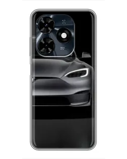 Чохол для TECNO Spark 20c з картинкою «Tesla Model S Look»