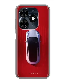 Чохол для TECNO Spark 20c з картинкою «Tesla Top View» Чохол для TECNO Spark 20c з картинкою «Tesla Top View»