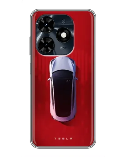 Чохол для TECNO Spark 20c з картинкою «Tesla Top View» Чохол для TECNO Spark 20c з картинкою «Tesla Top View»