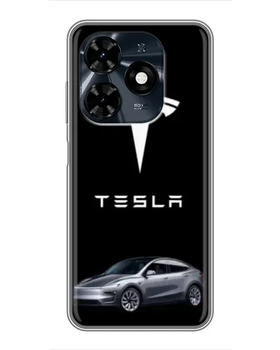 Чохол для TECNO Spark 20c з картинкою «Tesla Model Y» Чохол для TECNO Spark 20c з картинкою «Tesla Model Y»
