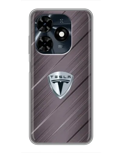 Чохол для TECNO Spark 20c з картинкою «Металева текстура Tesla» Чохол для TECNO Spark 20c з картинкою «Металева текстура Tesla»