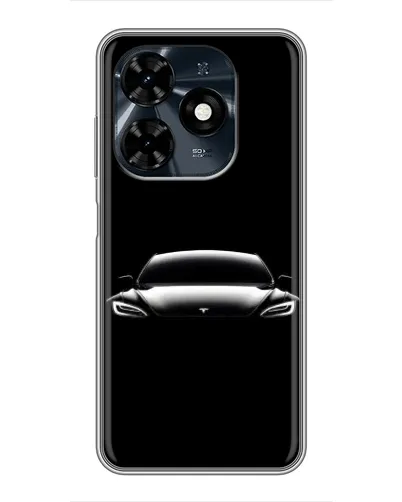 Чохол для TECNO Spark 20c з картинкою «Фари Tesla Night» Чохол для TECNO Spark 20c з картинкою «Фари Tesla Night»