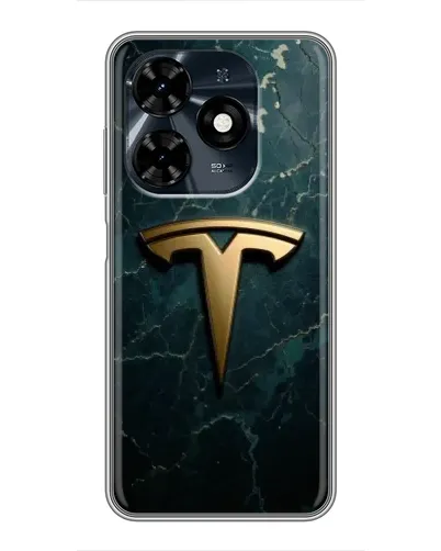 Чохол для TECNO Spark 20c з картинкою «Мармурова Tesla Gold» Чохол для TECNO Spark 20c з картинкою «Мармурова Tesla Gold»