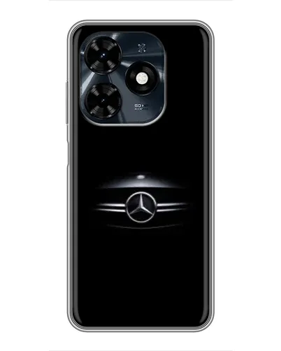 Чохол для TECNO Spark 20c з картинкою «Mercedes — абстрактні лінії»
