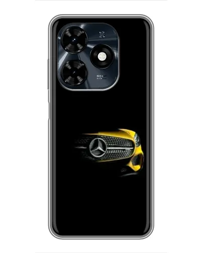 Чохол для TECNO Spark 20c з картинкою «Mercedes — ретро стиль»