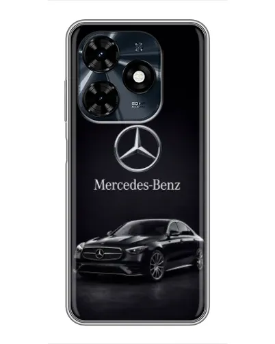 Чохол для TECNO Spark 20c з картинкою «Mercedes — решітка радіатора»