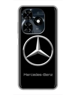 Чохол для TECNO Spark 20c з картинкою «Mercedes Silver Logo»