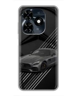 Чохол для TECNO Spark 20c з картинкою «Mercedes AMG — графіка»