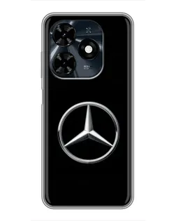 Чохол для TECNO Spark 20c з картинкою «Mercedes класичний лого»