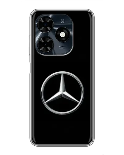 Чохол для TECNO Spark 20c з картинкою «Mercedes класичний лого»