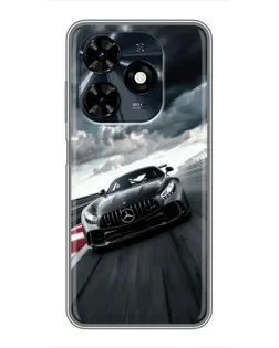 Чохол для TECNO Spark 20c з картинкою «Гоночний Mercedes AMG»