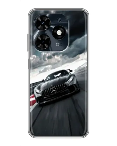 Чохол для TECNO Spark 20c з картинкою «Гоночний Mercedes AMG»