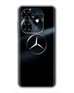 Чохол для TECNO Spark 20c з картинкою «Mercedes на металі»