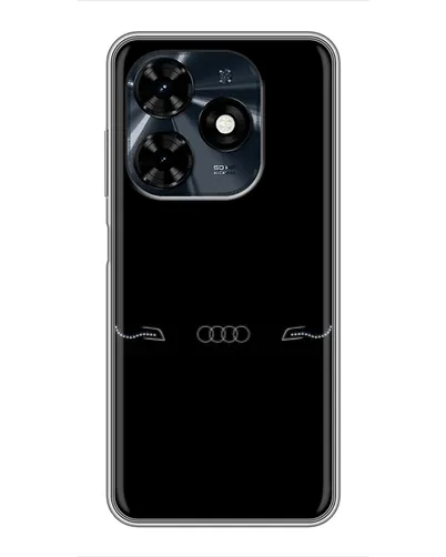 Чохол для TECNO Spark 20c з картинкою «Audi — світловий підпис»
