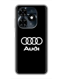 Чохол для TECNO Spark 20c з картинкою «Класичне лого Audi»