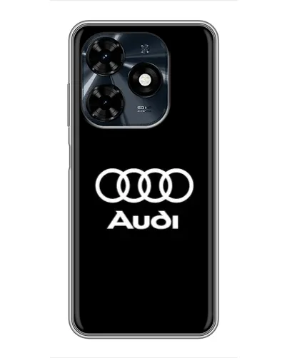 Чохол для TECNO Spark 20c з картинкою «Класичне лого Audi»