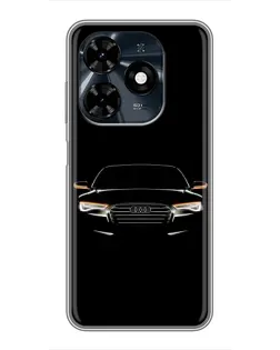 Чохол для TECNO Spark 20c з картинкою «Audi — нічний контур»