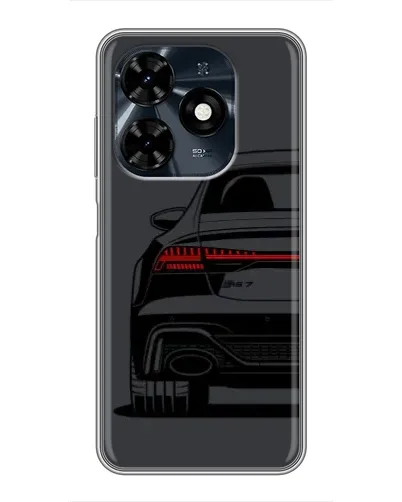 Чохол для TECNO Spark 20c з картинкою «Задня частина Audi — арт»