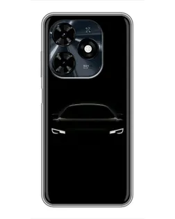 Чохол для TECNO Spark 20c з картинкою «Погляд Audi у темряві»