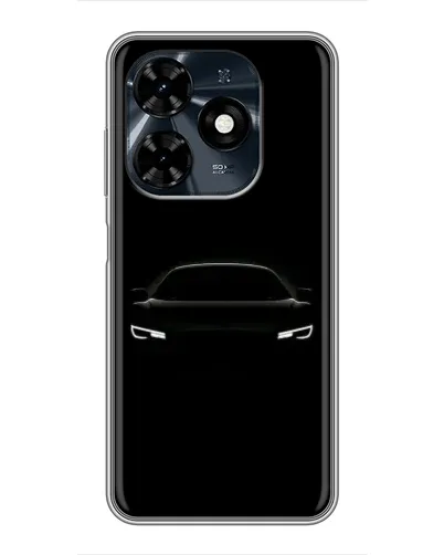 Чохол для TECNO Spark 20c з картинкою «Погляд Audi у темряві»